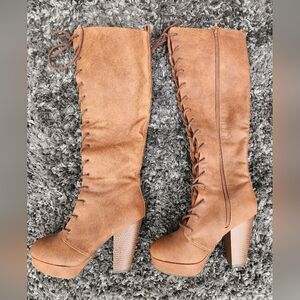 JustFab brown boots 👢